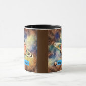 Saturnus is de meest fotogenieke planeet in de zon mok (Midden)