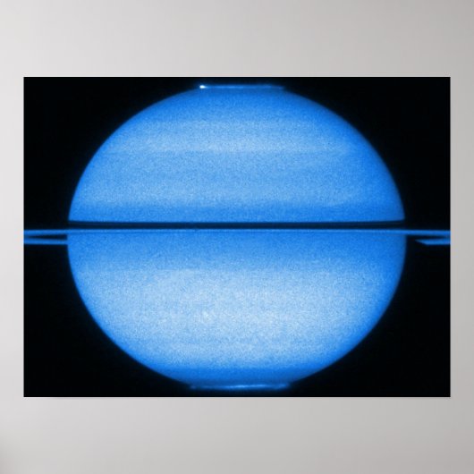 Saturnus Light Show Canvas afdrukken Poster (Voorkant)