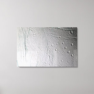 Saturnus maan Enceladus 4 Canvas Afdruk