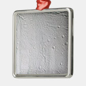 Saturnus maan Enceladus 4 Metalen Ornament (Links)