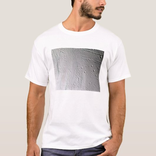 Saturnus maan Enceladus 4 T-shirt (Voorkant)