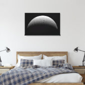 Saturnus maan Enceladus 5 Canvas Afdruk (Insitu (Slaapkamer))