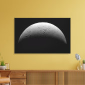 Saturnus maan Enceladus 5 Canvas Afdruk (Insitu (Woonkamer))