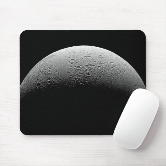 Saturnus maan Enceladus 5 Muismat (Met muis)