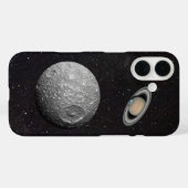 Saturnus Maan Mimas Sterrenhemel Case-Mate iPhone Case (Achterkant (horizontaal))
