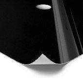 Saturnus Moon en Rings Poster (Hoek)