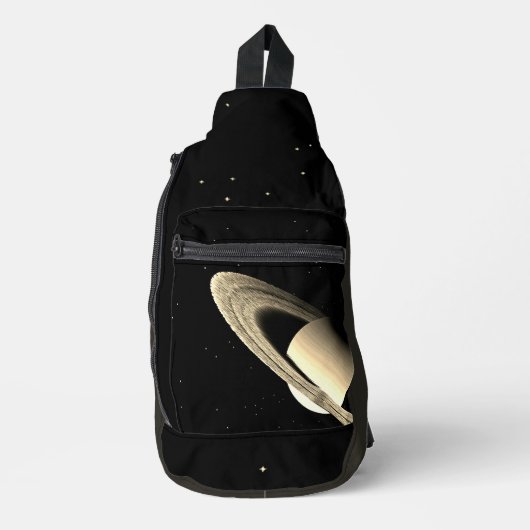 Saturnus planeet astronomie nerd tas (Voorkant)