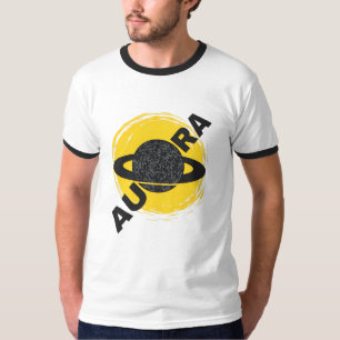 Saturnus Planeet Esthetisch - Aura Kosmische Vibes T-shirt