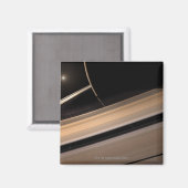 Saturnus planeet in zonnestelsel, close-up 2 magneet (Voorkant / Achterkant)