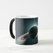 Saturnus Planeet Mok met Ringen (Voorkant links)