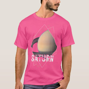Saturnus Planeet Zonnestelsel Ruimte Astronomie T-shirt