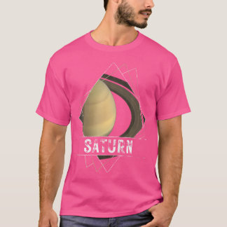 Saturnus Planeet Zonnestelsel Ruimte Astronomie T-shirt