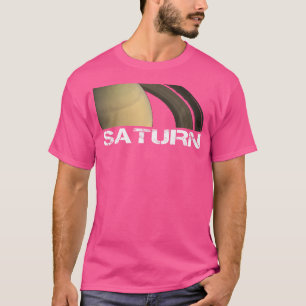 Saturnus Planeet Zonnestelsel Ruimte Astronomie T-shirt