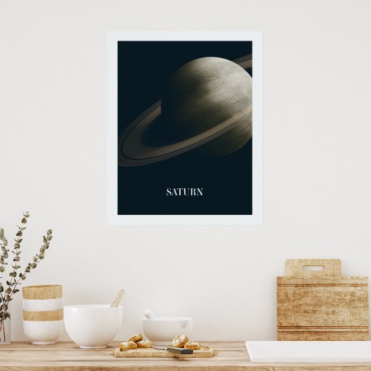 Saturnus Poster (Keuken)