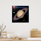 Saturnus poster (Keuken)