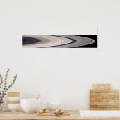 Saturnus-ringsysteem Poster (Keuken)