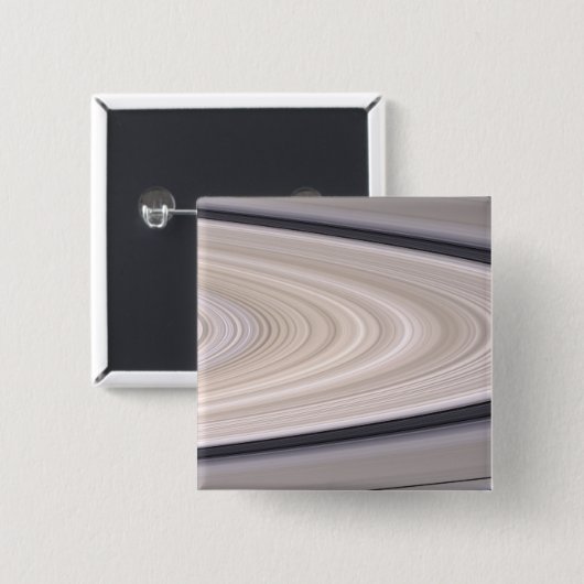 Saturnus-ringsysteem Vierkante Button 5,1 Cm (Voorkant /achterkant)
