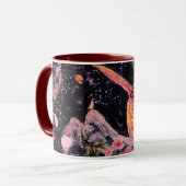 Saturnus Rising Space  Russisch Rood Mok (Voorkant links)