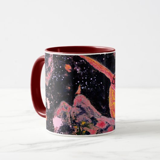 Saturnus Rising Space  Russisch Rood Mok (Voorkant links)