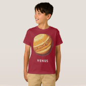 Saturnus / Saturnus - Classic Planet T-shirt T-shi (Voorkant volledig)