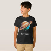 Saturnus / Saturnus - Classic Planet T-shirt T-shi (Voorkant volledig)
