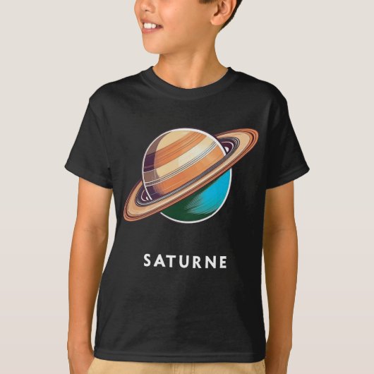 Saturnus / Saturnus - Classic Planet T-shirt T-shi (Voorkant)