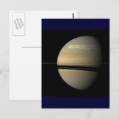 Saturnus Storm Briefkaart (Voorkant / Achterkant)