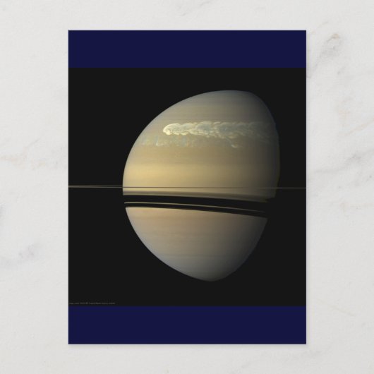 Saturnus Storm Briefkaart (Voorkant)