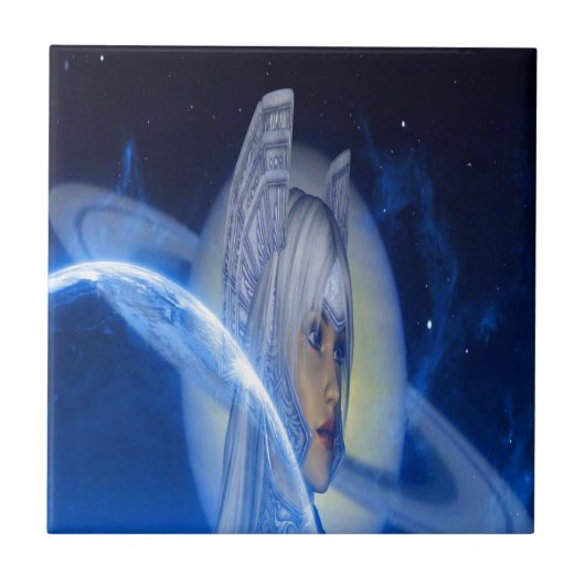 Saturnus Tegeltje (Voorkant)