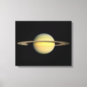 Saturnus tijdens Equinox Canvas Afdruk (Voorkant)