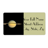 Saturnus tijdens Equinox Etiket (Voorkant)