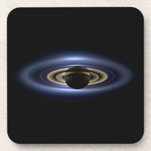 Saturnus verduisterde de Zon vanuit de Cassini-orb Bier Onderzetter