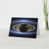 Saturnus verduistert de Zon vanaf Cassini Orbiter Kaart (Voorkant)
