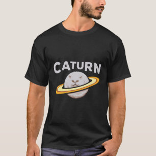 Saturnus Verkenning Astronoom Sterren Galaxy Plane T-shirt