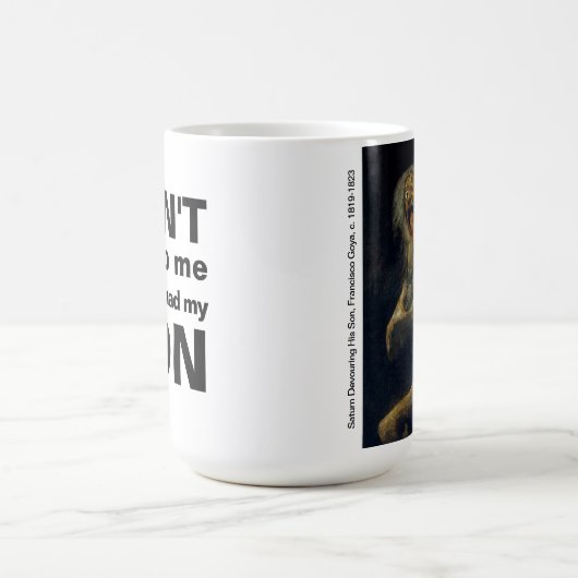 Saturnus verslindt zijn zoontje mok (Center)