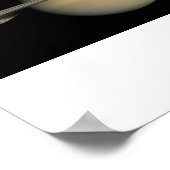 Saturnus vol uitzicht poster (Hoek)