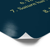 Saturnusplaneet poster (Hoek)