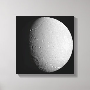 Saturnus's maan Dione 2 Canvas Afdruk