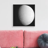 Saturnus's maan Dione 2 Canvas Afdruk (Insitu (Woonkamer))