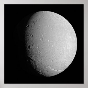 Saturnus's maan Dione 2 Poster