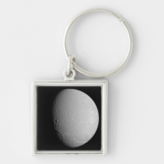 Saturnus's maan Dione 2 Sleutelhanger (Voorkant)