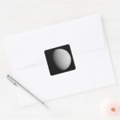 Saturnus's maan Dione 2 Vierkante Sticker (Envelop)
