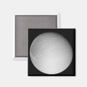 Saturnus's maan Dione Magneet (Voorkant / Achterkant)