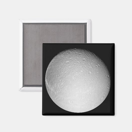 Saturnus's maan Dione Magneet (Voorkant / Achterkant)