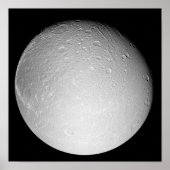 Saturnus's maan Dione Poster (Voorkant)