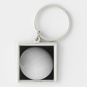 Saturnus's maan Dione Sleutelhanger