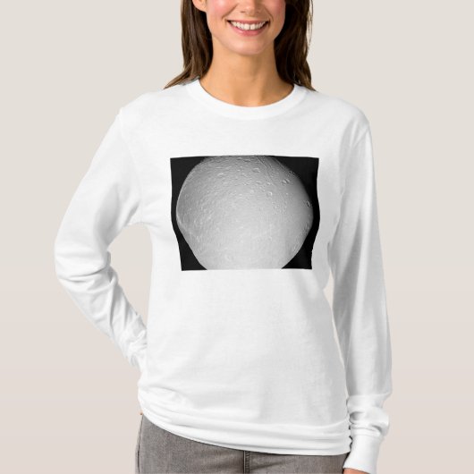 Saturnus's maan Dione T-shirt (Voorkant)