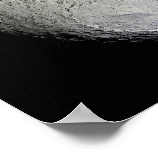 Saturnus's maan Iapetus 2 Poster (Hoek)