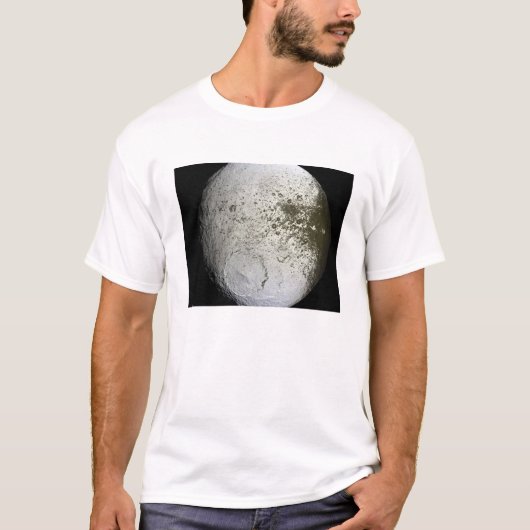 Saturnus's maan Iapetus 2 T-shirt (Voorkant)