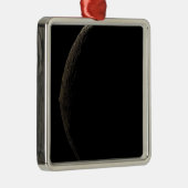 Saturnus's maan Iapetus Metalen Ornament (Rechts)